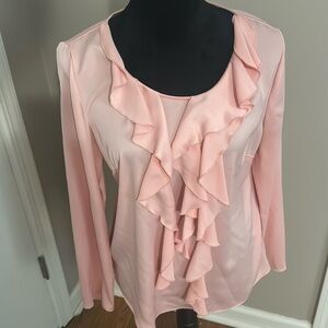 light pink blouse